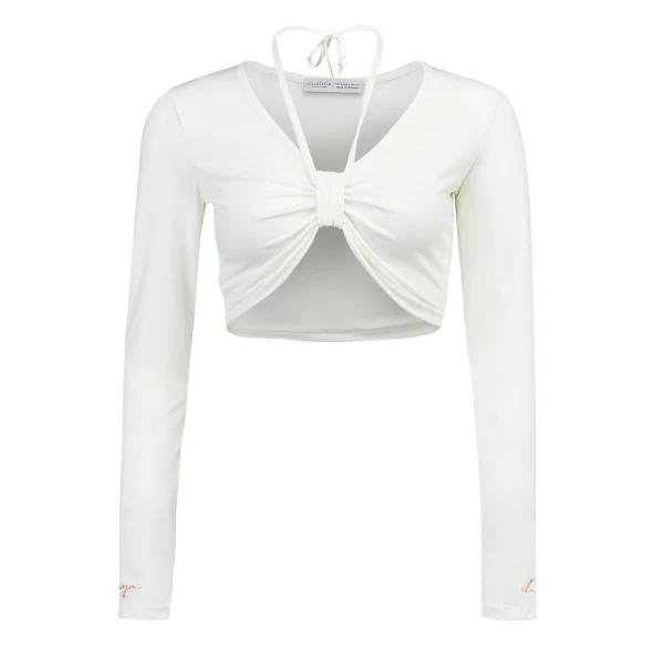 Komplet damski OLAVOGA CATNIP 2025 ecru - maWer Fashion