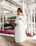 Komplet damski OLAVOGA CUMIN 2025 ecru - maWer Fashion
