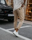 Spodnie męskie OLAVOGA WESTON 2025 beż - maWer Fashion