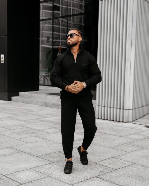 Komplet męski OLAVOGA OLLAN 2025 black - maWer Fashion