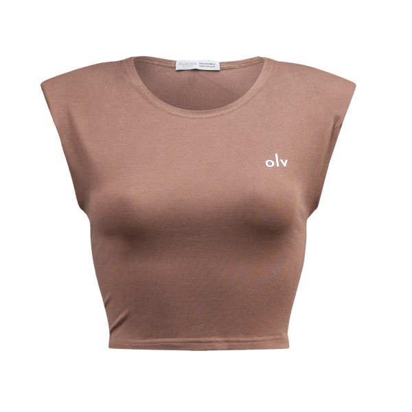 Komplet damski OLAVOGA URBAN MAPLE 2025 dark beige - maWer Fashion