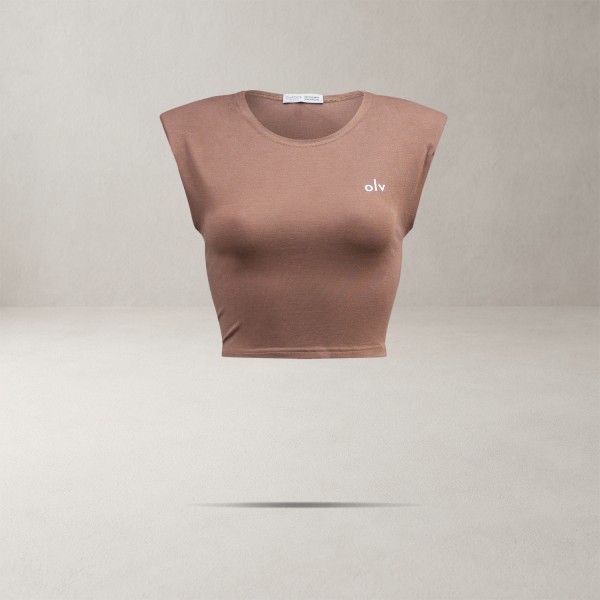 Komplet damski OLAVOGA URBAN MAPLE 2025 dark beige - maWer Fashion