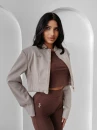 Kurtka damska OLAVOGA DUSKY CHARM 2025 beige - maWer Fashion