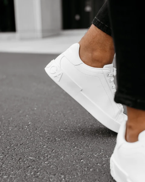 Buty męskie sneakersy OLAVOGA PRIVE 2025 ecru - maWer Fashion