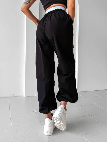 Spodnie damskie OLAVOGA RAINY DAY 2025 black - maWer Fashion
