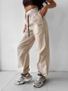 Spodnie damskie OLAVOGA RAINY DAY 2025 beige - maWer Fashion
