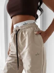 Spodnie damskie OLAVOGA RAINY DAY 2025 beige - maWer Fashion