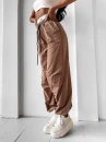 Spodnie damskie OLAVOGA RAINY DAY 2025 latte - maWer Fashion