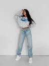 Bluza damska OLAVOGA AUTUMN MUSE 2025 grey - maWer Fashion