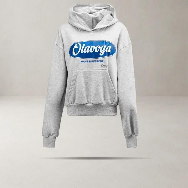 Bluza damska OLAVOGA AUTUMN MUSE 2025 grey - maWer Fashion