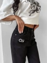 Spodnie damskie OLAVOGA LOFI 2025 czarne - maWer Fashion