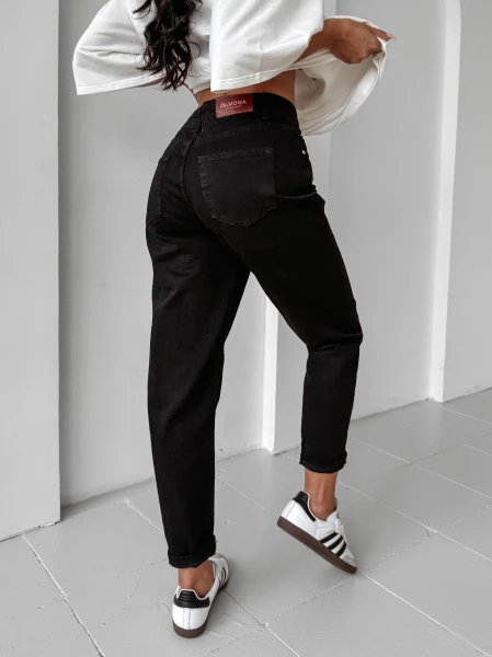 Spodnie damskie OLAVOGA LOFI 2025 czarne - maWer Fashion