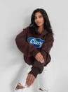 Bluza damska OLAVOGA AUTUMN MUSE 2025 brown - maWer Fashion