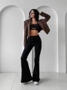 Spodnie damskie OLAVOGA YUON 2025 black - maWer Fashion