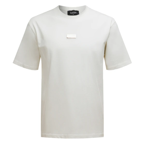 T-shirt męski OLAVOGA GOLDEN 2025 ecru - maWer Fashion