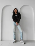 Bluza damska OLAVOGA CINNAMON HAZE 2025 black- maWer Fashion