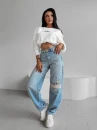 Bluza damska OLAVOGA CINNAMON HAZE 2025 ecru - maWer Fashion