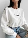 Bluza damska OLAVOGA CINNAMON HAZE 2025 ecru - maWer Fashion