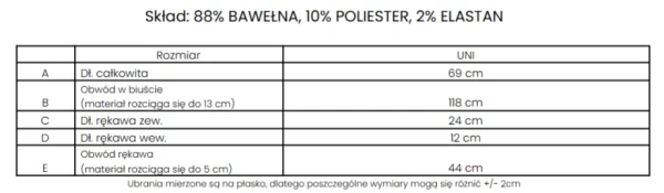 T-shirt damski OLAVOGA HEART SIDE 2025 brąz - maWer Fashion