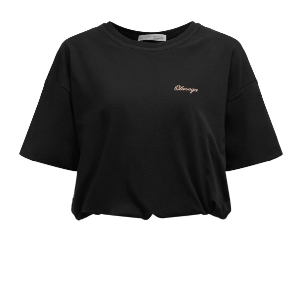 Top damski OLAVOGA AUTUMN WHISPER TOP 2025 czarny - maWer Fashion