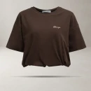 Top damski OLAVOGA AUTUMN WHISPER TOP 2025 brąz - maWer Fashion