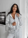 Bluza damska OLAVOGA OVERCAST 2025 szara - maWer Fashion