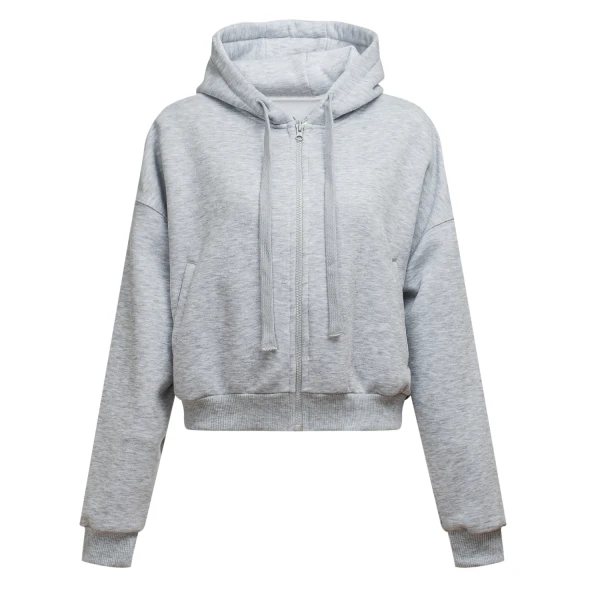 Bluza damska OLAVOGA OVERCAST 2025 szara - maWer Fashion