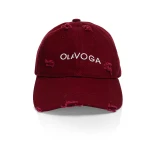 Czapka damska OLAVOGA BLUE HOUR 2025 burgund - maWer Fashion