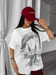 Czapka damska OLAVOGA BLUE HOUR 2025 burgund - maWer Fashion