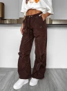 Spodnie damskie OLAVOGA ACORN 2025 brąz mawer Fashion