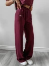 Spodnie damskie OLAVOGA AUTUMN WHISPER PANTS 2025 bordo - maWer Fashion