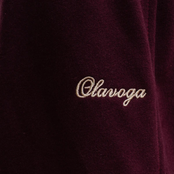 Spodnie damskie OLAVOGA AUTUMN WHISPER PANTS 2025 bordo - maWer Fashion