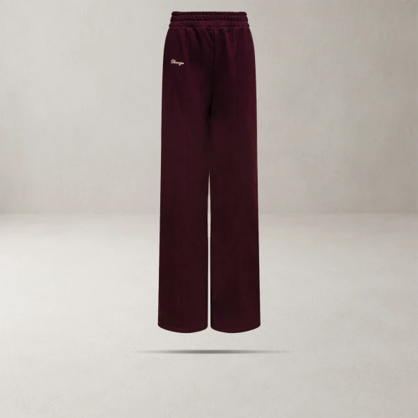 Spodnie damskie OLAVOGA AUTUMN WHISPER PANTS 2025 bordo - maWer Fashion