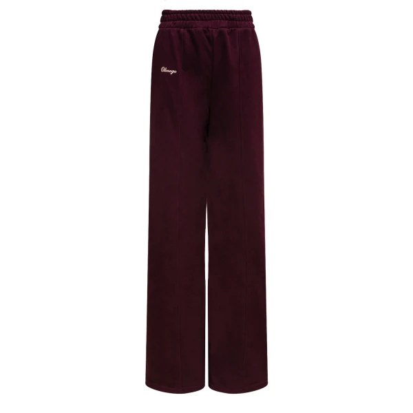 Spodnie damskie OLAVOGA AUTUMN WHISPER PANTS 2025 bordo - maWer Fashion