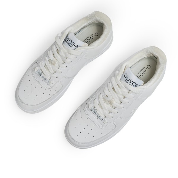 Sneakersy damskie OLAVOGA TOLBY 2025 białe - maWer Fashion
