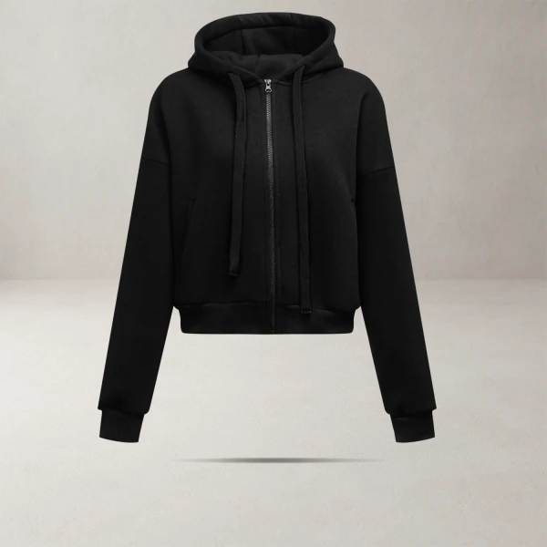 Bluza damska OLAVOGA OVERCAST 2025 czarna - maWer Fashion