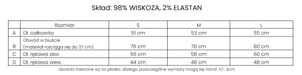 Bluzka damska OLAVOGA HEARTLIGHT 2025 czarna - mawer Fashion
