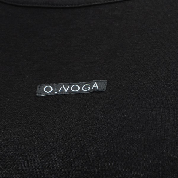 Bluzka damska OLAVOGA HEARTLIGHT 2025 czarna - mawer Fashion