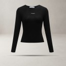 Bluzka damska OLAVOGA HEARTLIGHT 2025 czarna - mawer Fashion