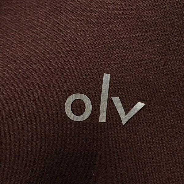 Bluza damska OLAVOGA SILENT STORM SWEATSHIRT 2025 brąz - maWer Fashion