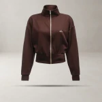 Bluza damska OLAVOGA SILENT STORM SWEATSHIRT 2025 brąz - maWer Fashion