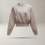 Bluza damska OLAVOGA TAKEDOWN 2025 beż - maWer Fashion
