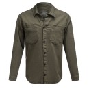 Koszula męska OLAVOGA GIACCA 2025 khaki - maWer Fashion