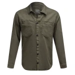 Koszula męska OLAVOGA GIACCA 2025 khaki - maWer Fashion