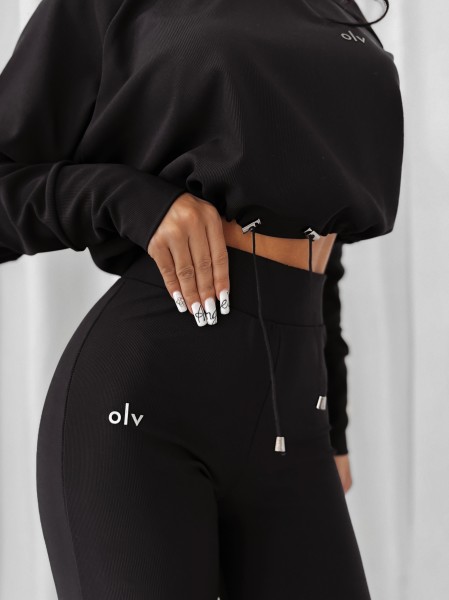 Komplet damski OLAVOGA ASHWOOD 2025 czarny - maWer Fashion