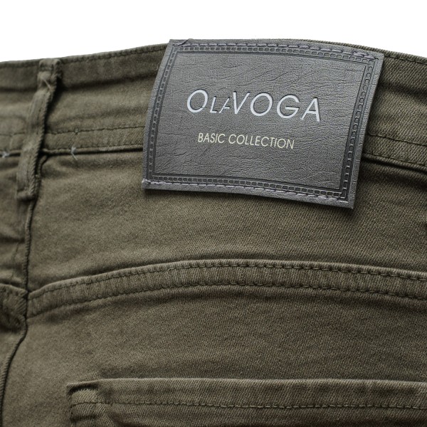Spodnie męskie OLAVOGA TOLON 2025 khaki - maWer Fashion