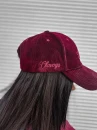 Czapka damska OLAVOGA VIROIC 2025 bordo - maWer Fashion