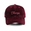 Czapka damska OLAVOGA VIROIC 2025 bordo - maWer Fashion