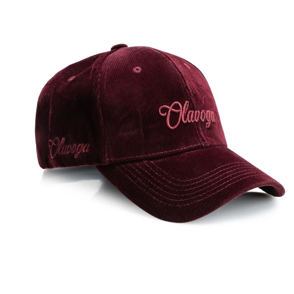 Czapka damska OLAVOGA VIROIC 2025 bordo - maWer Fashion