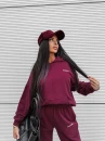 Komplet damski OLAVOGA DEWFALL 2025 bordo - maWer Fashion